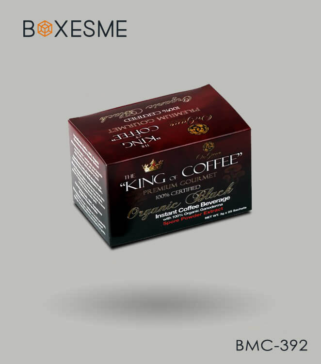 Buy Custom Coffee Sachet Boxes BoxesMe